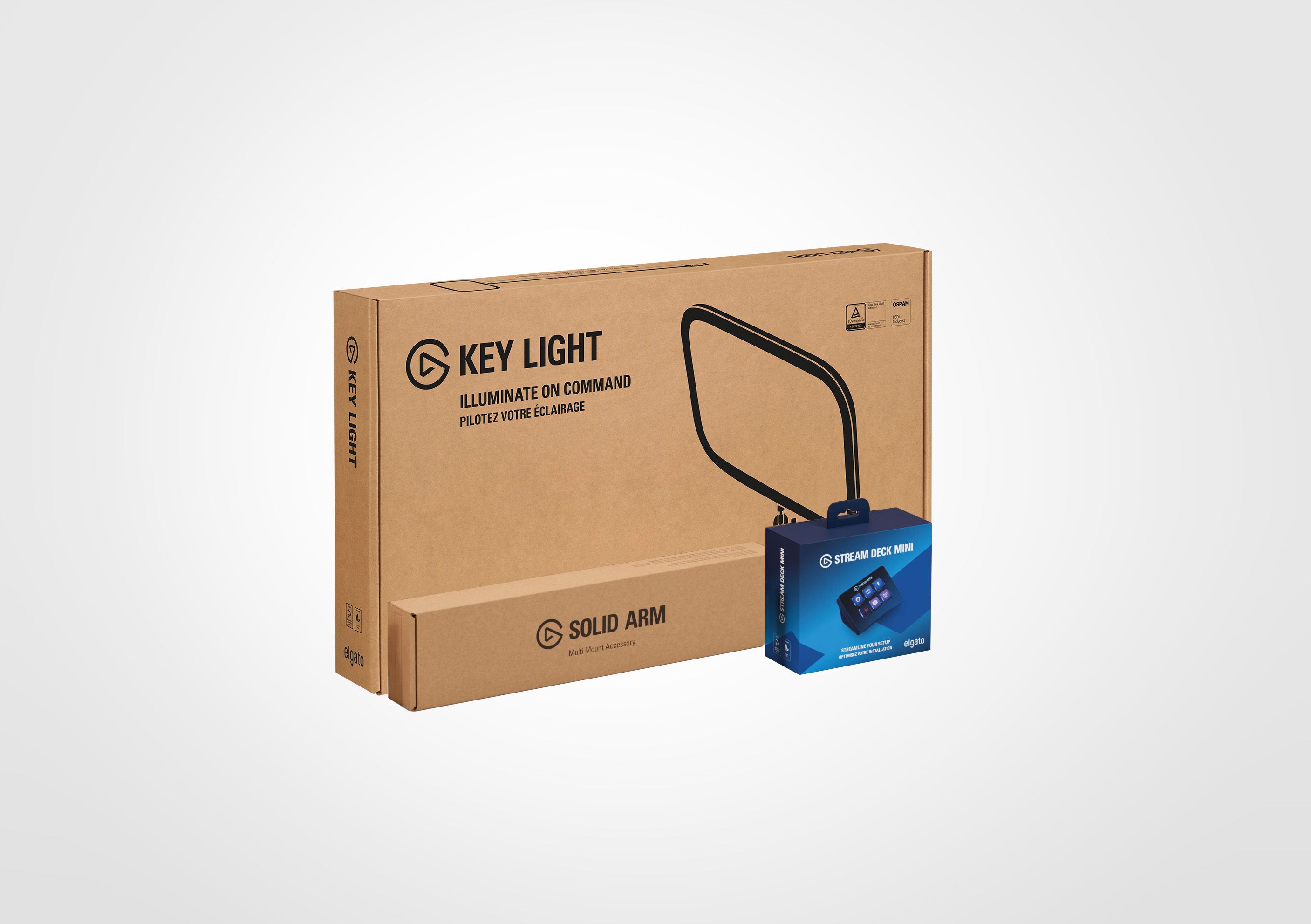 Key Light Solo Bundle - Solid Control Mini | Elgato